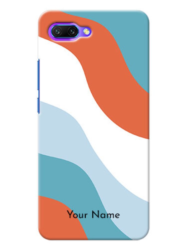 Custom Honor 10 Mobile Back Covers: coloured Waves Design