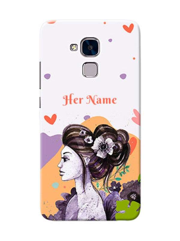 Custom Honor 5C Custom Mobile Case with Woman And Nature Design