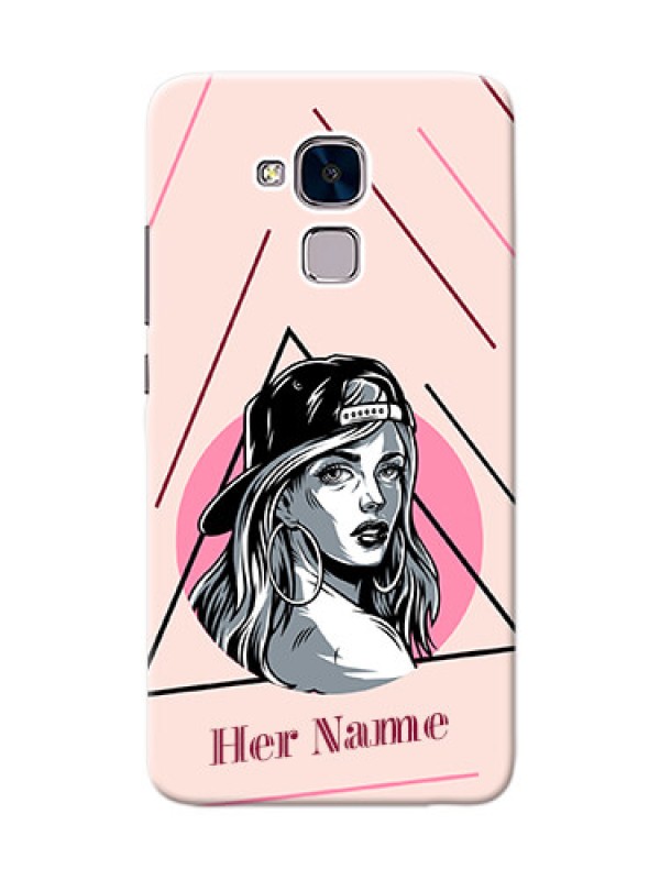 Custom Honor 5C Custom Phone Cases: Rockstar Girl Design
