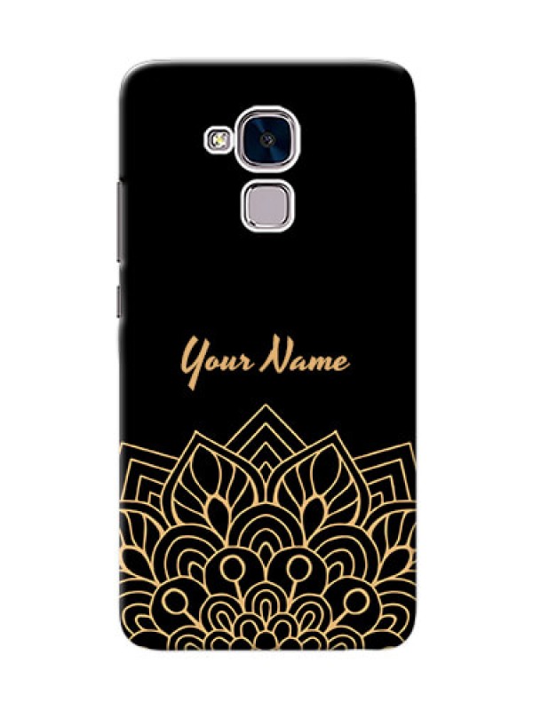 Custom Honor 5C Back Covers: Golden mandala Design