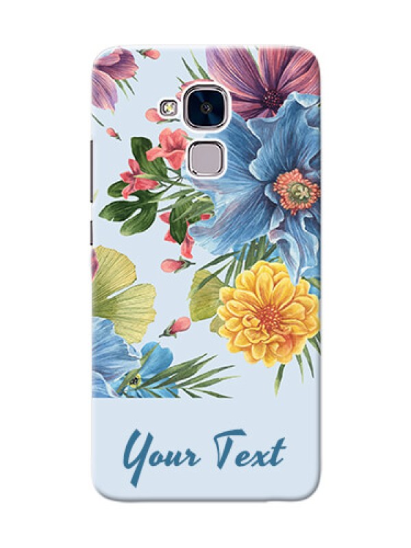 Custom Honor 5C Custom Phone Cases: Stunning Watercolored Flowers Painting Design