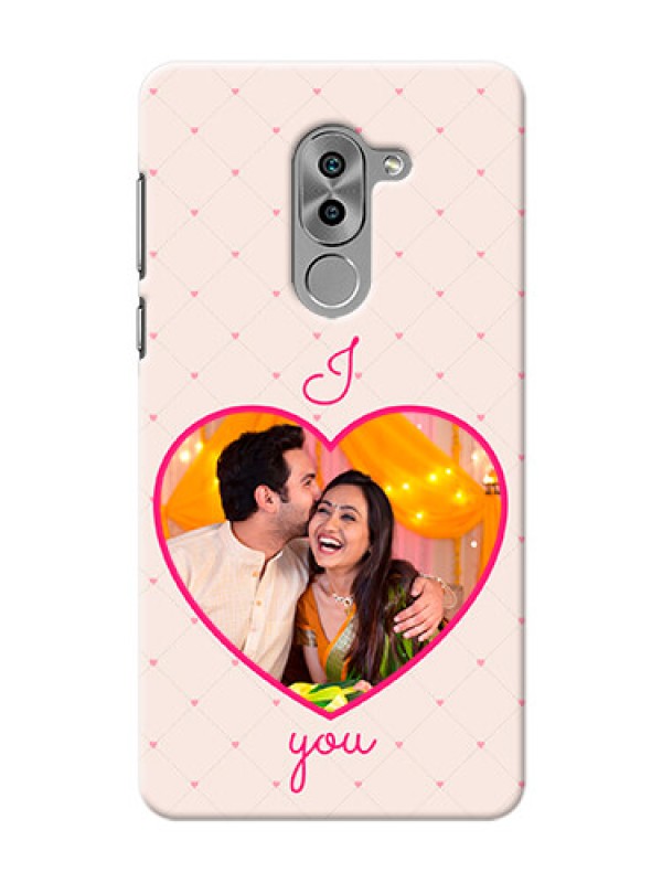 Custom Huawei Honor 6X Love Symbol Picture Upload Mobile Case Design