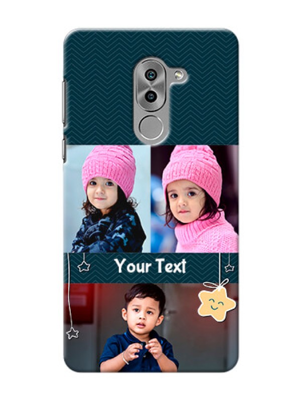 Custom Huawei Honor 6X 3 image holder with hanging stars Design