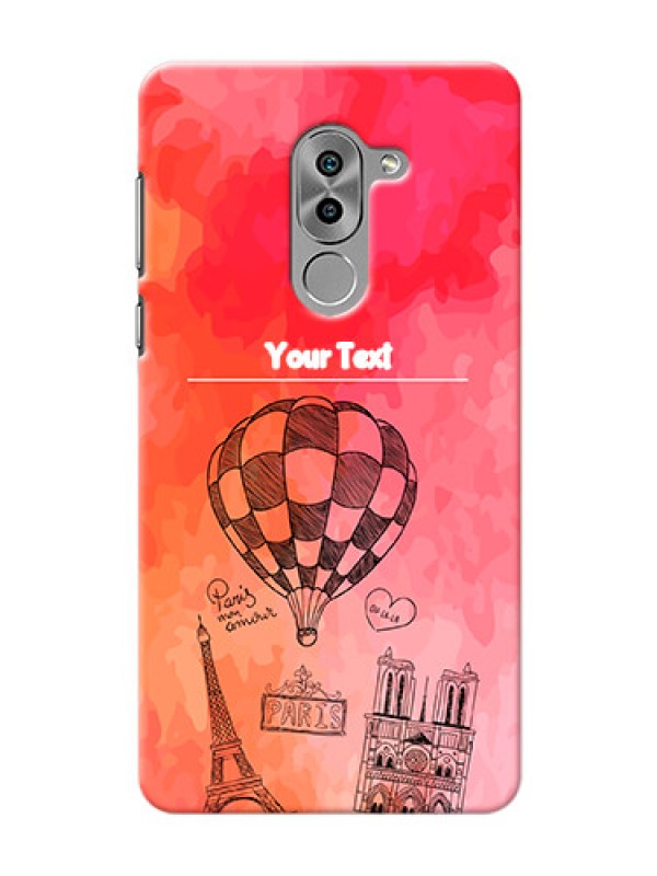 Custom Huawei Honor 6X abstract painting with paris theme Design