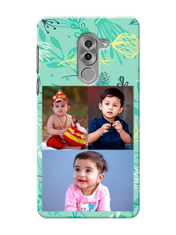 Custom Huawei Honor 6X family is forever design with floral pattern Design