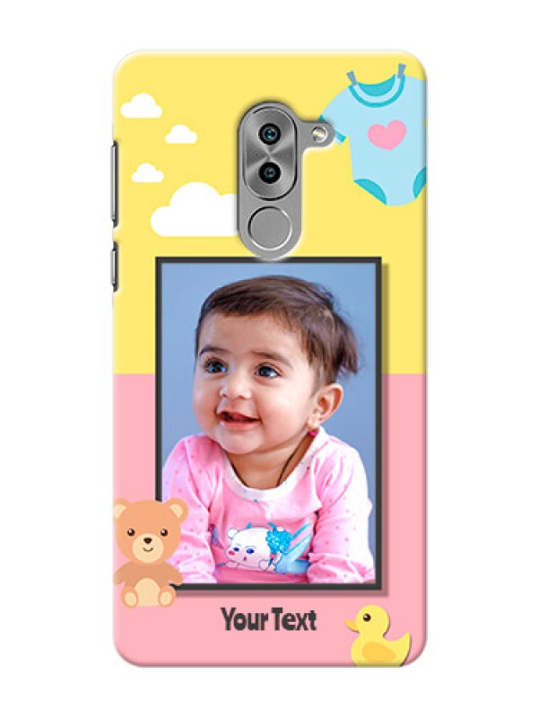 Custom Huawei Honor 6X kids frame with 2 colour design with toys Design
