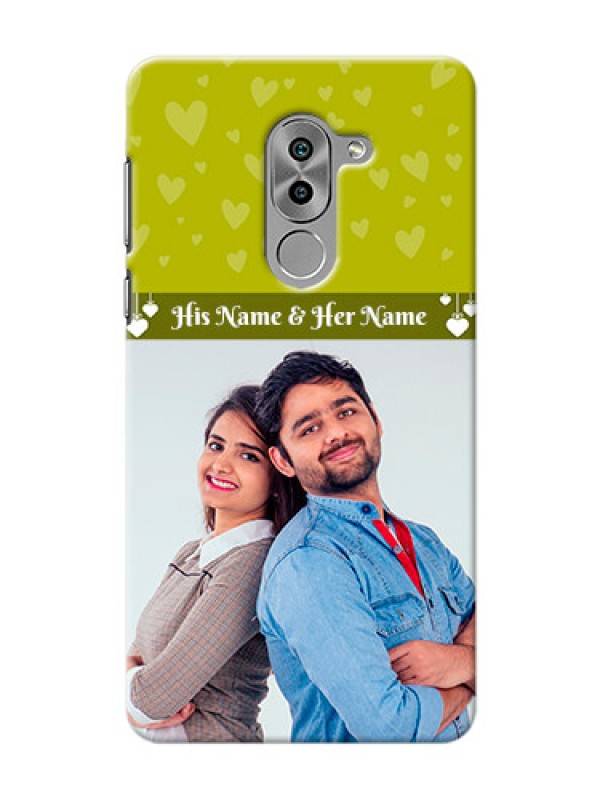 Custom Huawei Honor 6X you and me design with hanging hearts Design