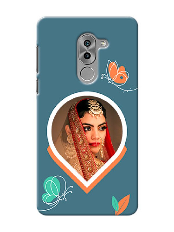 Custom Honor 6X Custom Mobile Case with Droplet Butterflies Design
