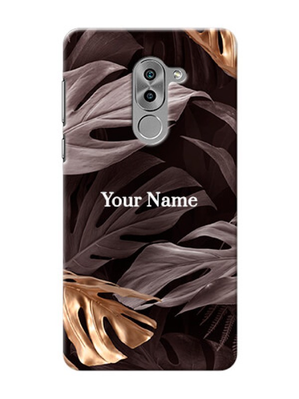 Custom Honor 6X Mobile Back Covers: Wild Leaves digital paint Design