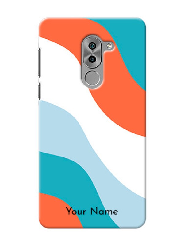 Custom Honor 6X Mobile Back Covers: coloured Waves Design