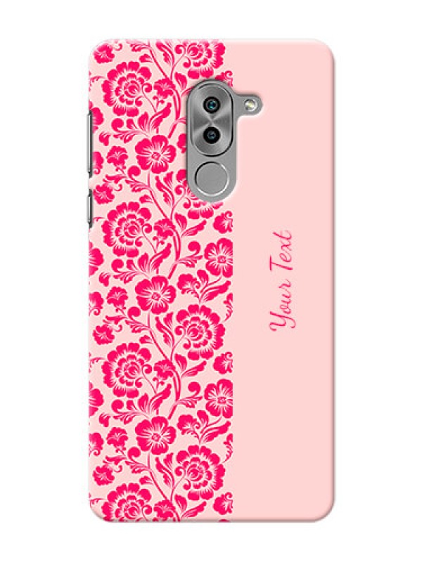 Custom Honor 6X Phone Back Covers: Attractive Floral Pattern Design