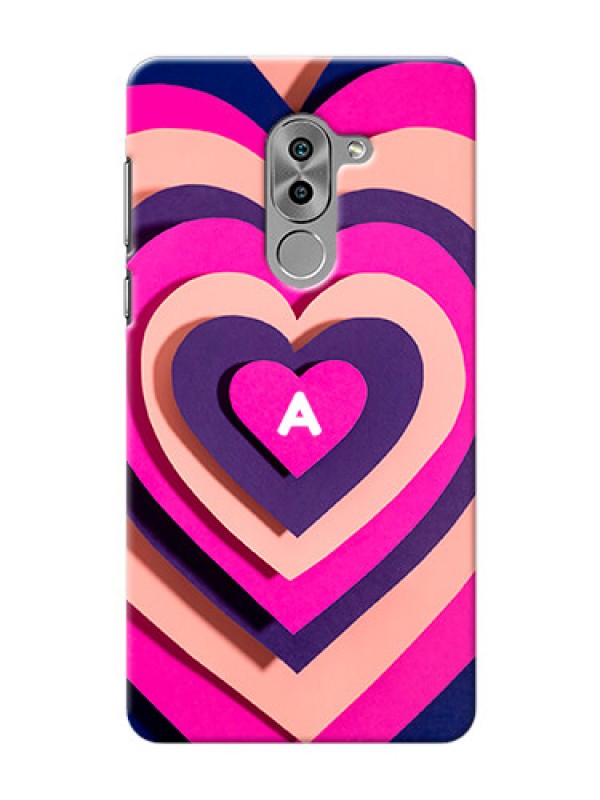 Custom Honor 6X Custom Mobile Case with Cute Heart Pattern Design