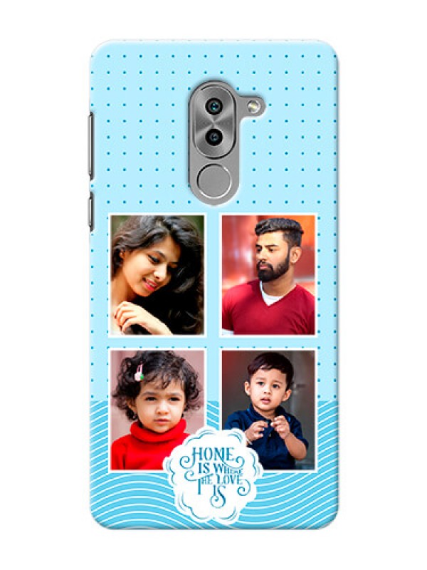 Custom Honor 6X Custom Phone Covers: Cute love quote with 4 pic upload Design