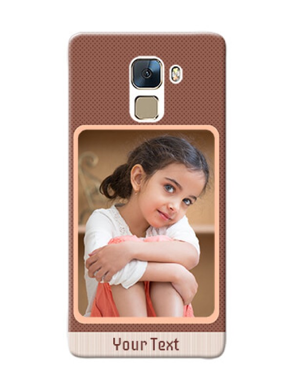 Custom Huawei Honor 7 Simple Photo Upload Mobile Cover Design