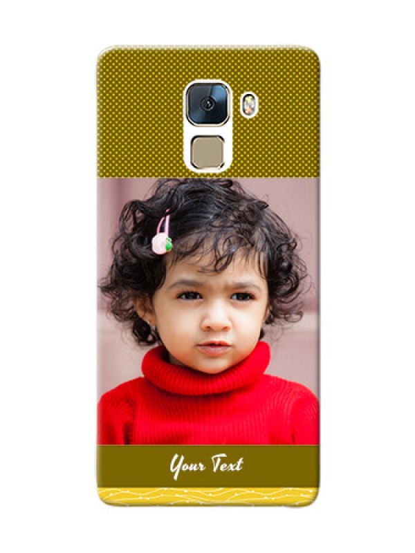 Custom Huawei Honor 7 Simple Green Colour Mobile Case Design