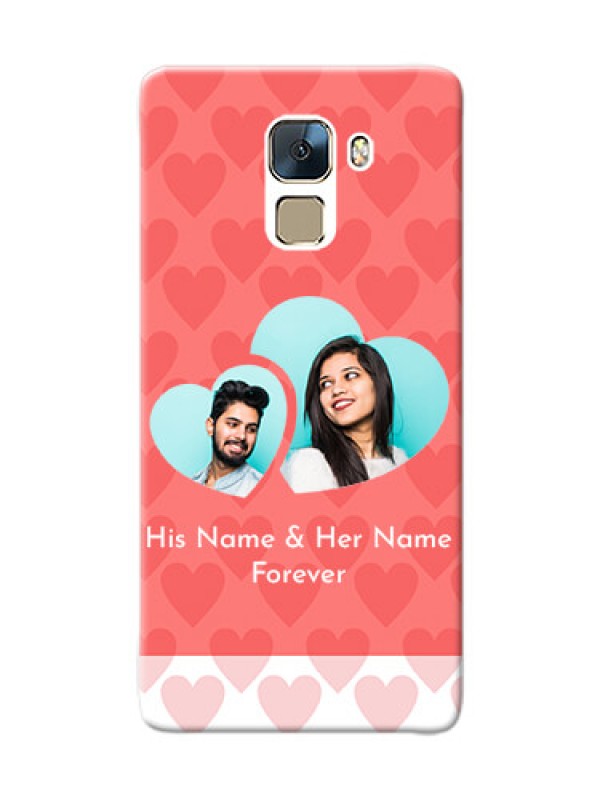 Custom Huawei Honor 7 Couples Picture Upload Mobile Cover Design