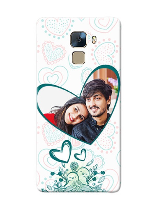 Custom Huawei Honor 7 Couples Picture Upload Mobile Case Design