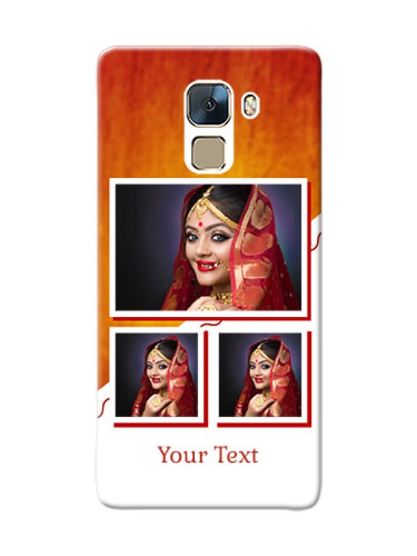 Custom Huawei Honor 7 Wedding Memories Mobile Cover Design