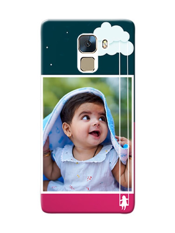 Custom Huawei Honor 7 Cute Girl Abstract Mobile Case Design