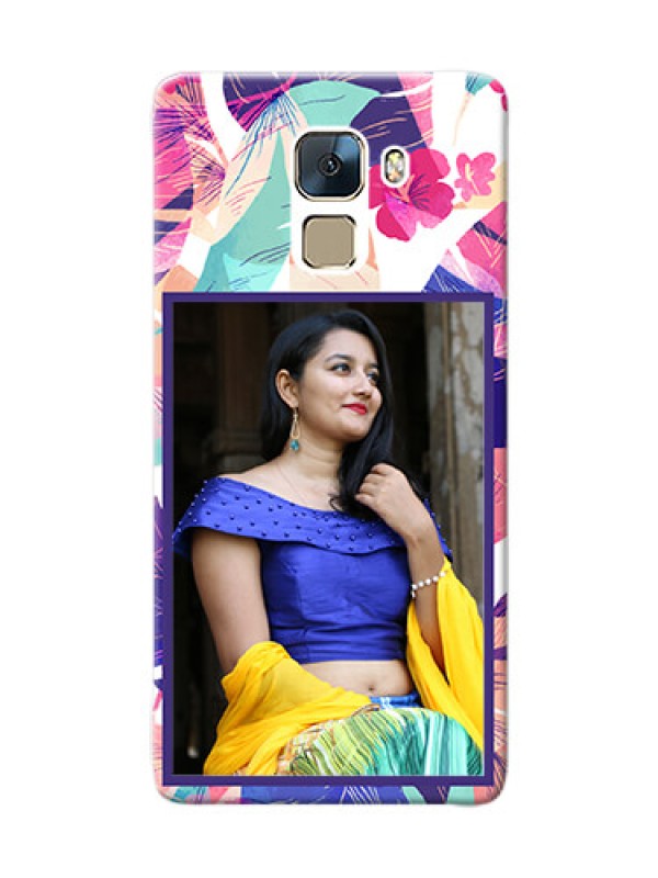 Custom Huawei Honor 7 abstract floral Design
