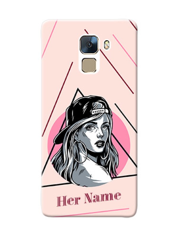 Custom Honor 7 Custom Phone Cases: Rockstar Girl Design