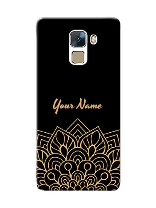 Custom Honor 7 Back Covers: Golden mandala Design