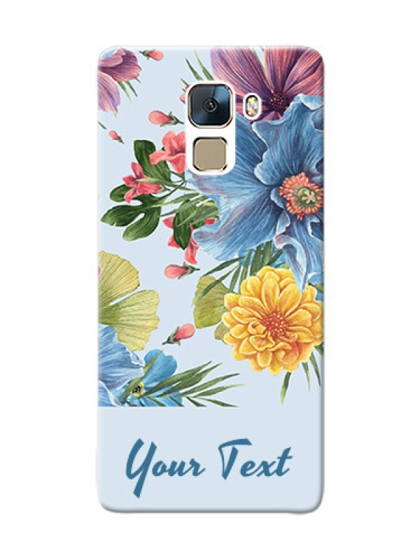 Custom Honor 7 Custom Phone Cases: Stunning Watercolored Flowers Painting Design