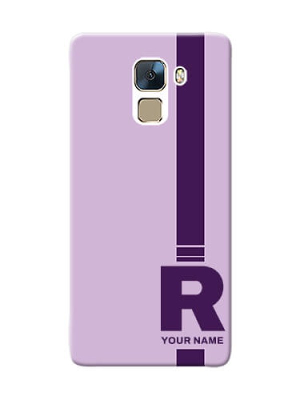 Custom Honor 7 Custom Phone Covers: Simple dual tone stripe with name Design
