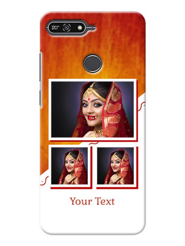 Custom Huawei Honor 7A Wedding Memories Mobile Cover Design