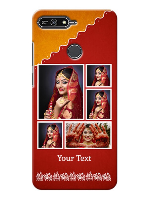 Custom Huawei Honor 7A Multiple Pictures Upload Mobile Case Design