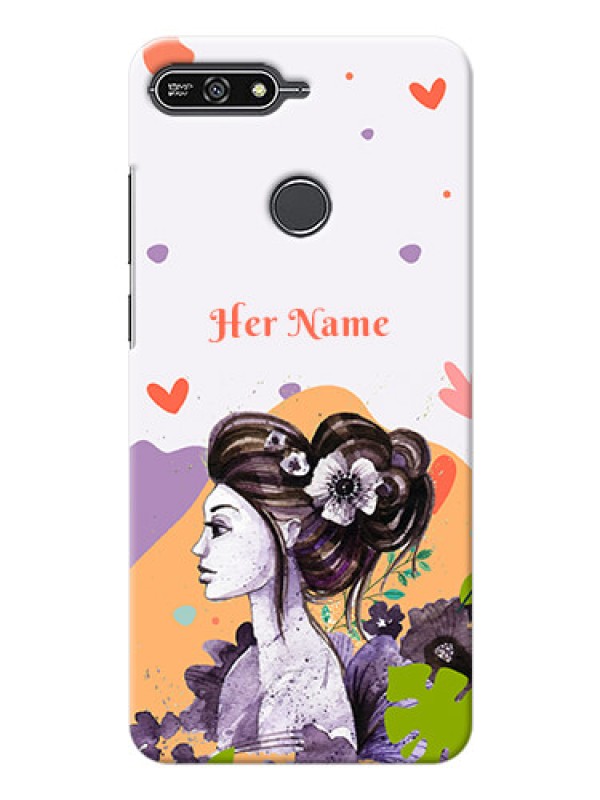 Custom Honor 7A Custom Mobile Case with Woman And Nature Design