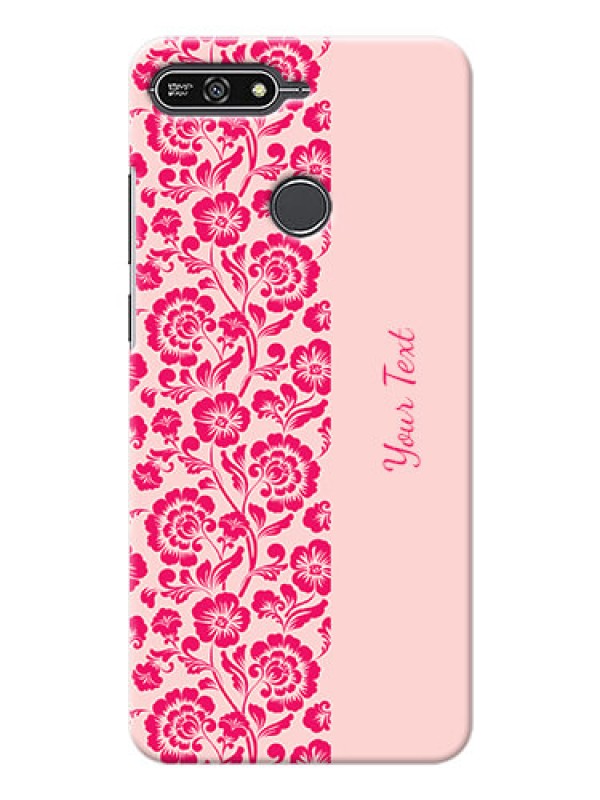 Custom Honor 7A Phone Back Covers: Attractive Floral Pattern Design