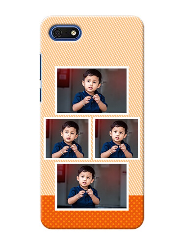 Custom Huawei Honor 7s Mobile Back Covers: Bulk Photos Upload Design