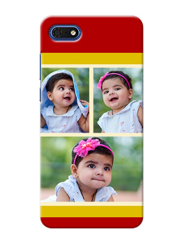 Custom Huawei Honor 7s mobile phone cases: Multiple Pic Upload Design