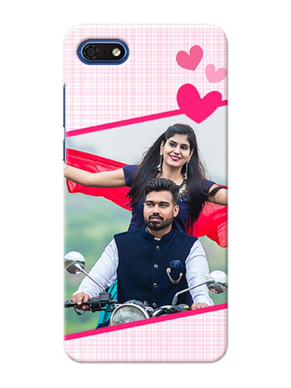 Custom Huawei Honor 7s Personalised Phone Cases: Love Shape Heart Design
