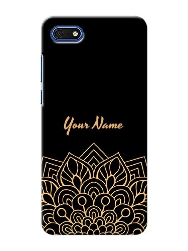Custom Honor 7s Back Covers: Golden mandala Design