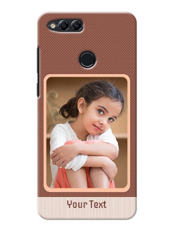 Custom Huawei Honor 7x Simple Photo Upload Mobile Cover Design