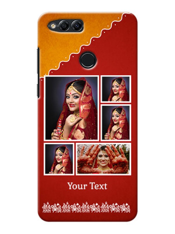 Custom Huawei Honor 7x Multiple Pictures Upload Mobile Case Design