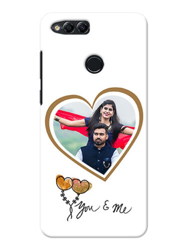 Custom Huawei Honor 7x You And Me Mobile Back Case Design