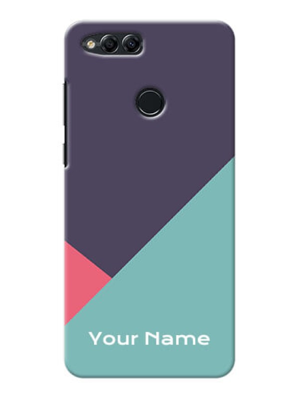 Custom Honor 7X Custom Phone Cases: Tri Color abstract Design