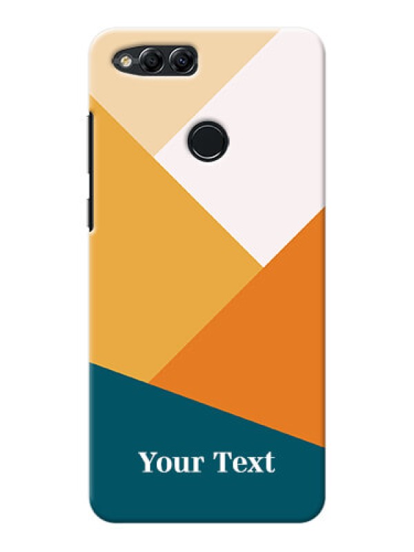 Custom Honor 7X Custom Phone Cases: Stacked Multi-colour Design