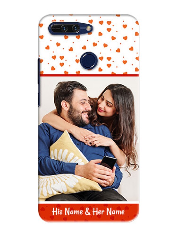 Custom Huawei Honor 8 Pro Orange Love Symbol Mobile Cover Design