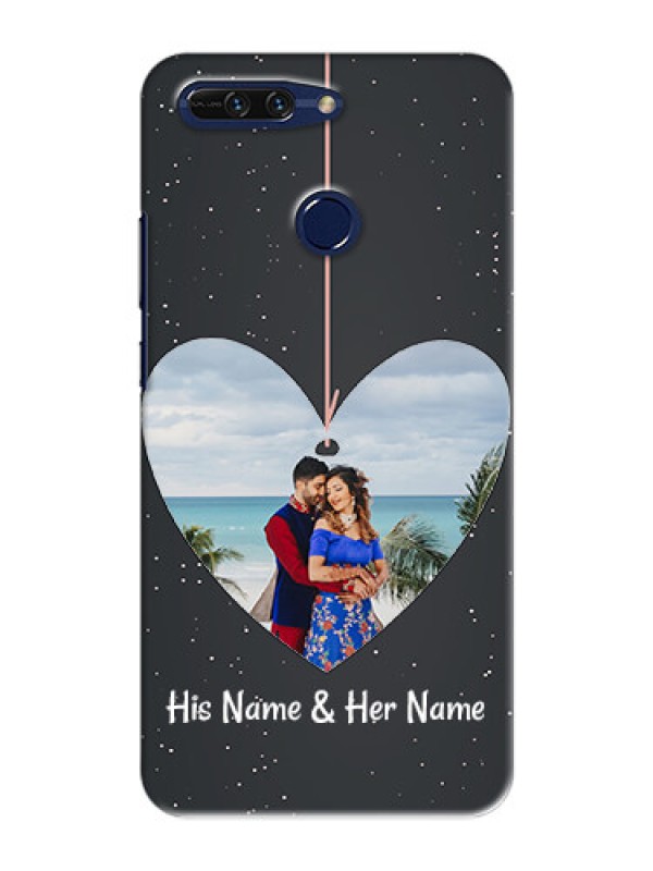 Custom Huawei Honor 8 Pro Hanging Heart Mobile Back Case Design