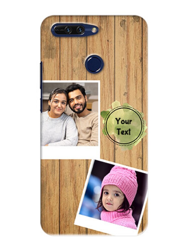 Custom Huawei Honor 8 Pro 3 image holder with wooden texture  Design