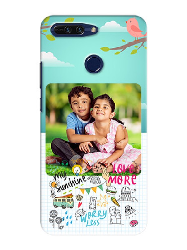 Custom Huawei Honor 8 Pro love doodle Design