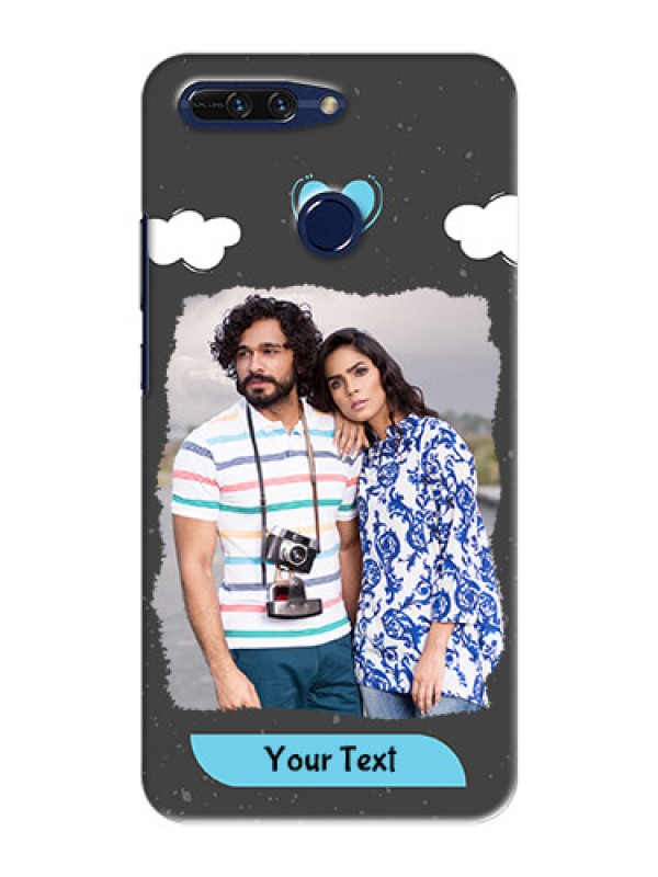 Custom Huawei Honor 8 Pro splashes backdrop with love doodles Design