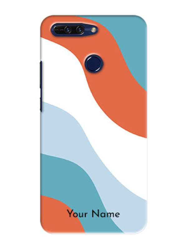 Custom Honor 8 Pro Mobile Back Covers: coloured Waves Design