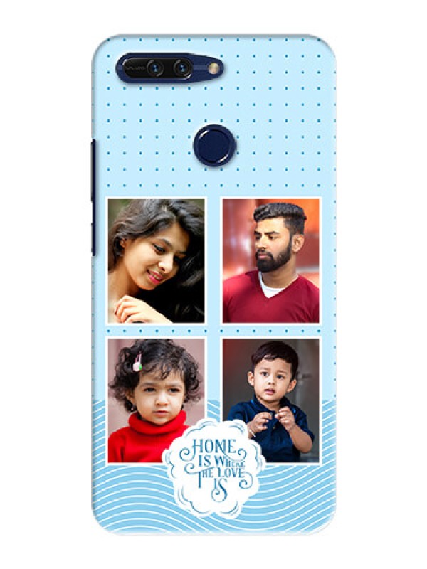 Custom Honor 8 Pro Custom Phone Covers: Cute love quote with 4 pic upload Design