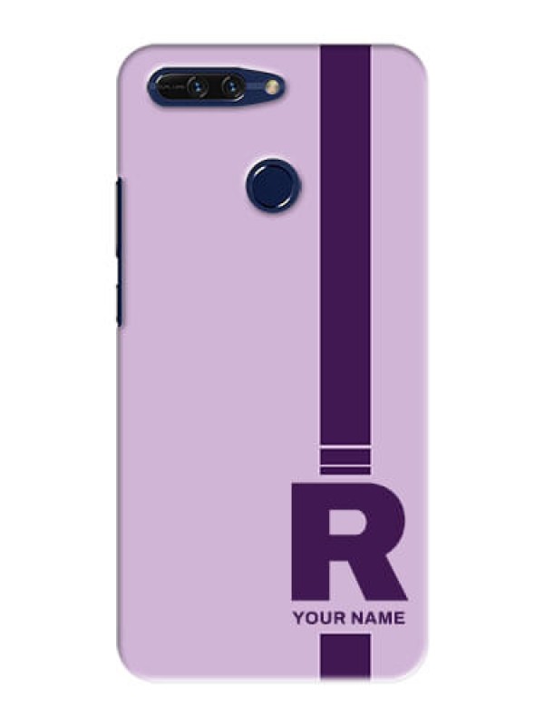 Custom Honor 8 Pro Custom Phone Covers: Simple dual tone stripe with name Design
