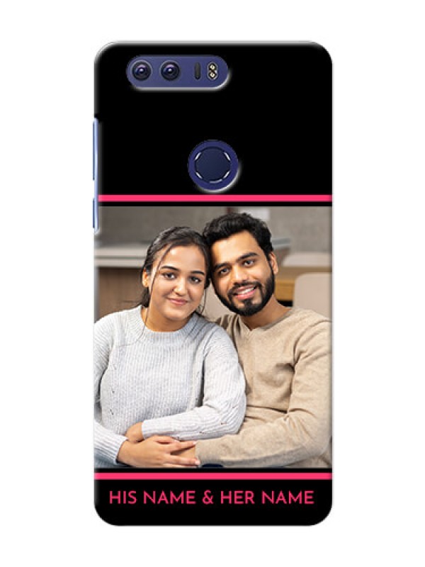 Custom Huawei Honor 8 Photo With Text Mobile Case Design